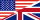 Flagge britisch und amerikanisch